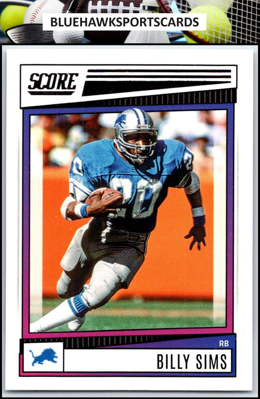 2022 Score #92 Billy Sims