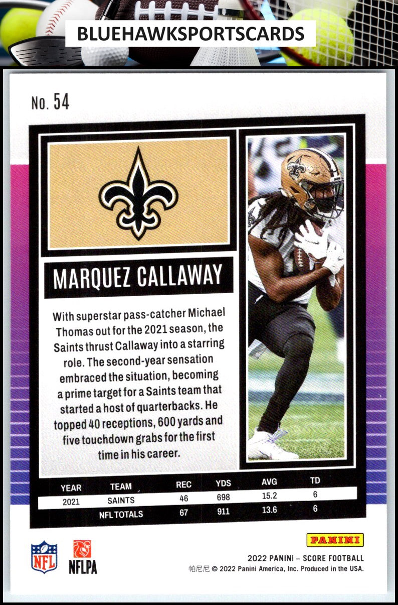 2022 Score #54 Marquez Callaway