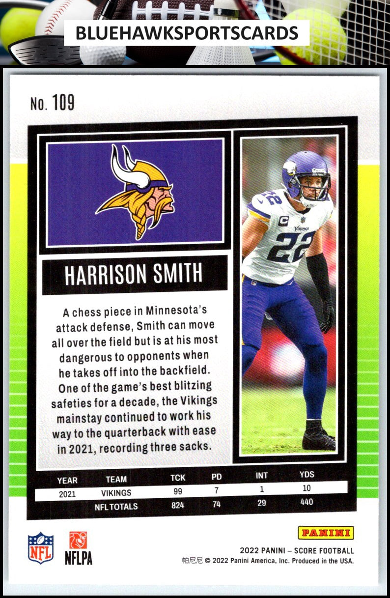 2022 Score #109 Harrison Smith