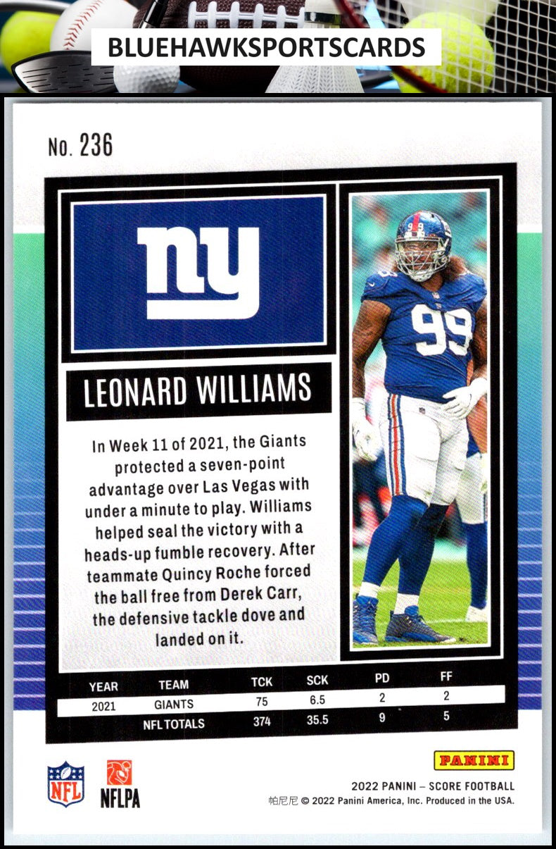 2022 Score #236 Leonard Williams