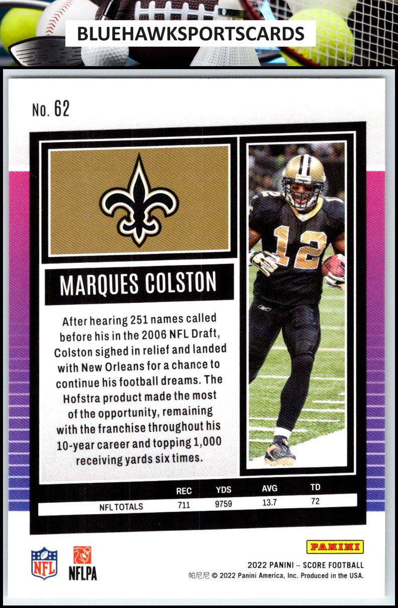 2022 Score #62 Marques Colston