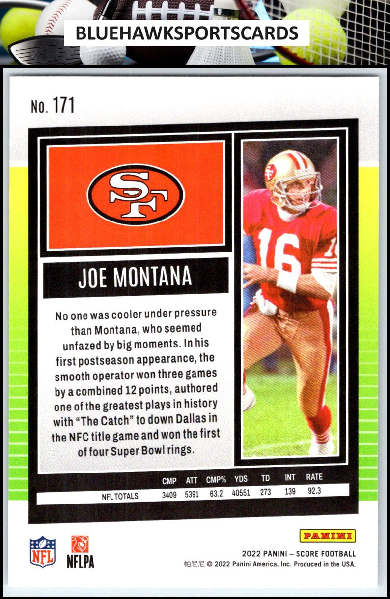 2022 Score #171 Joe Montana