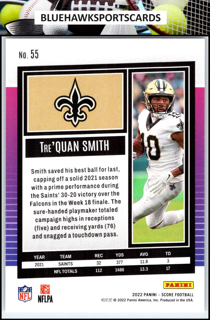 2022 Score #55 Tre'Quan Smith