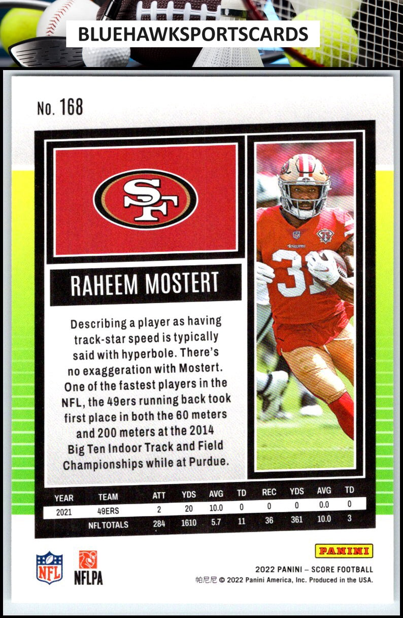 2022 Score #168 Raheem Mostert