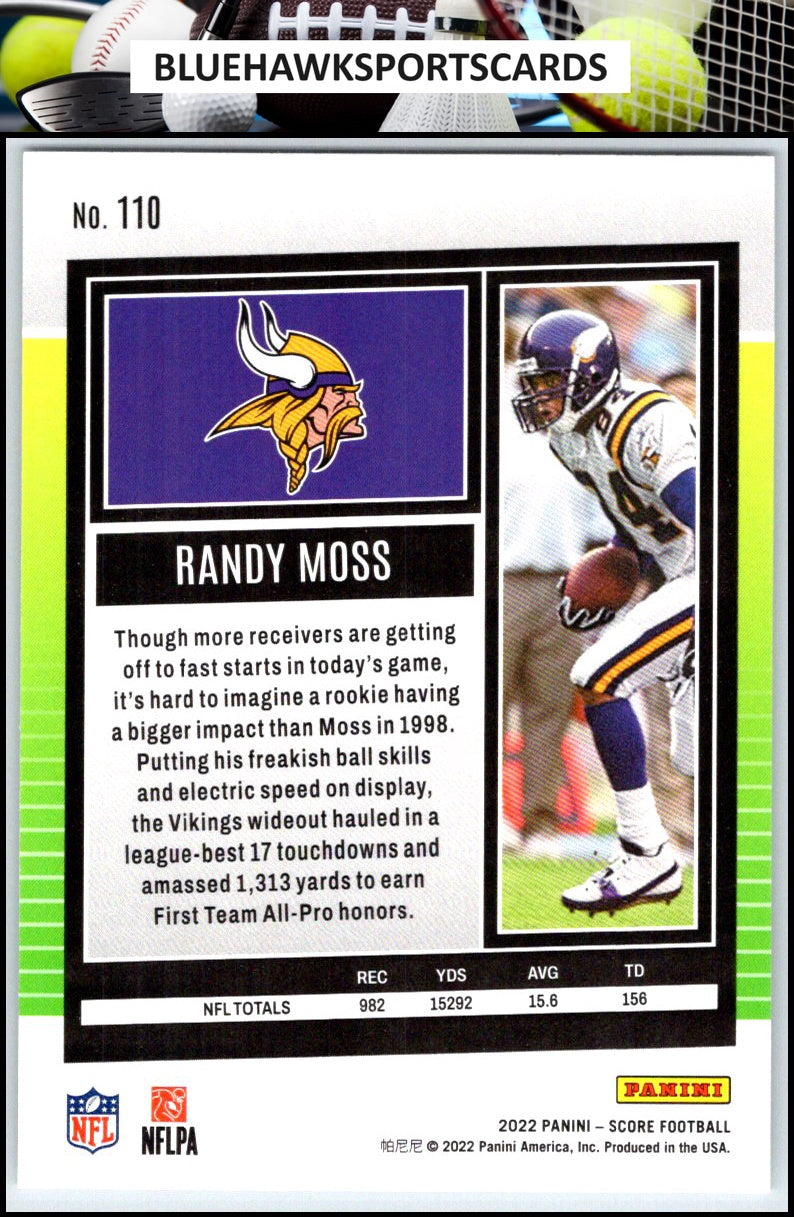 2022 Score #110 Randy Moss