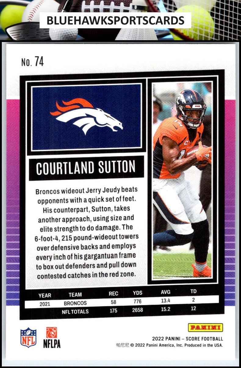 2022 Score #74 Courtland Sutton