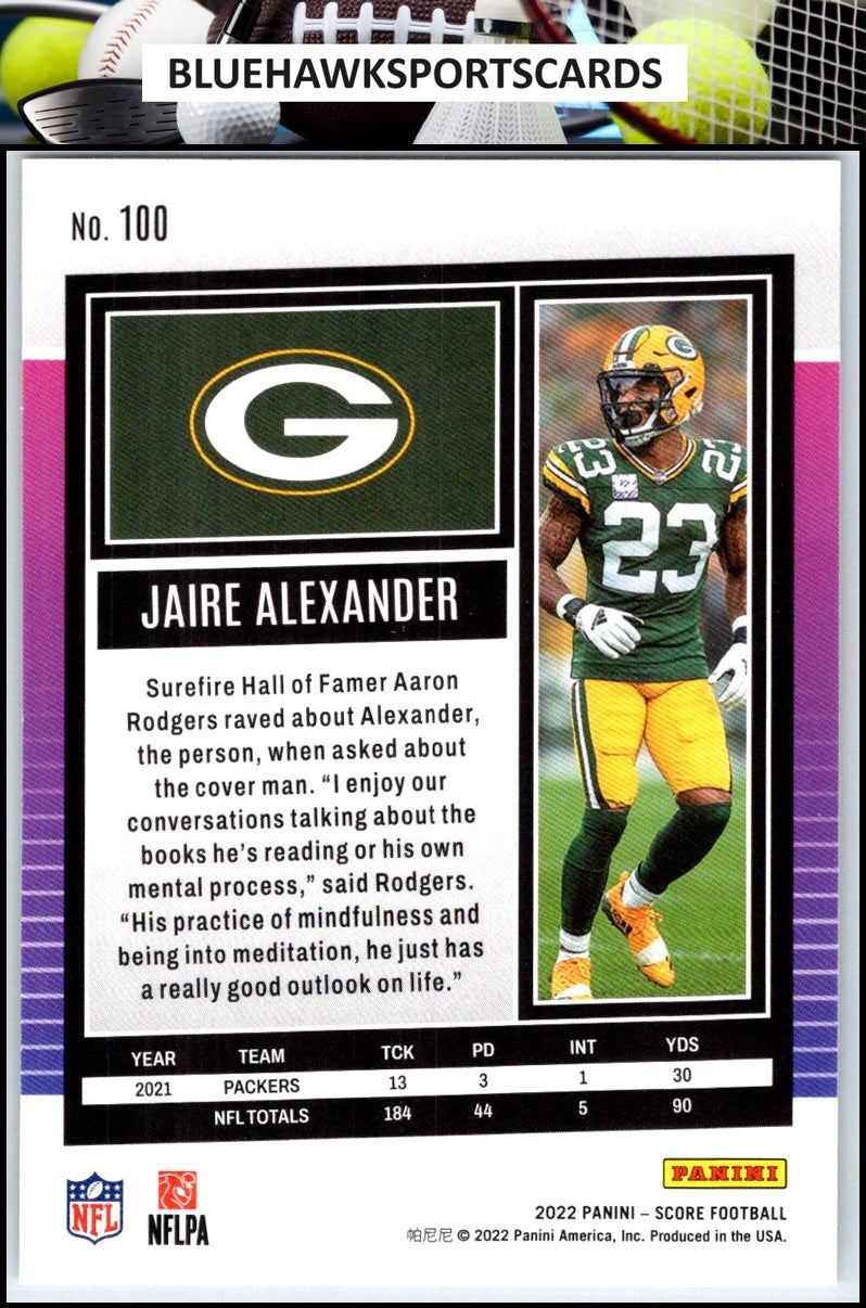 2022 Score #100 Jaire Alexander