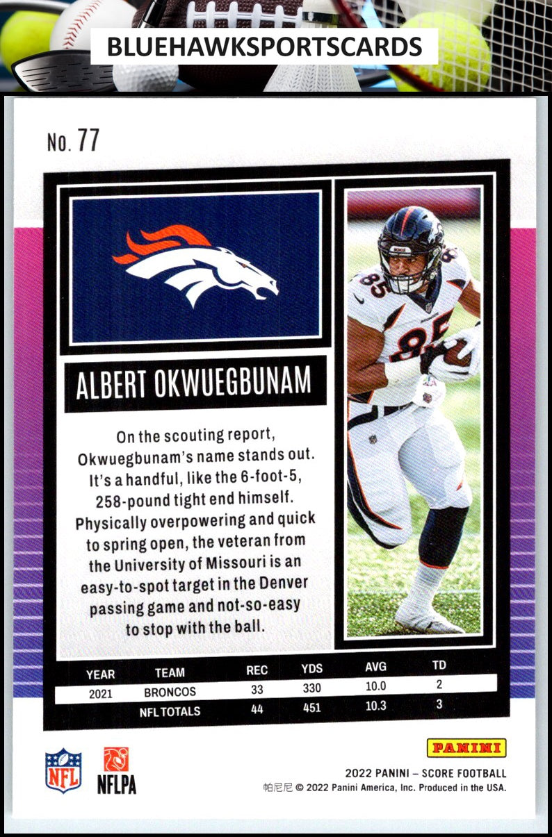 2022 Score #77 Albert Okwuegbunam