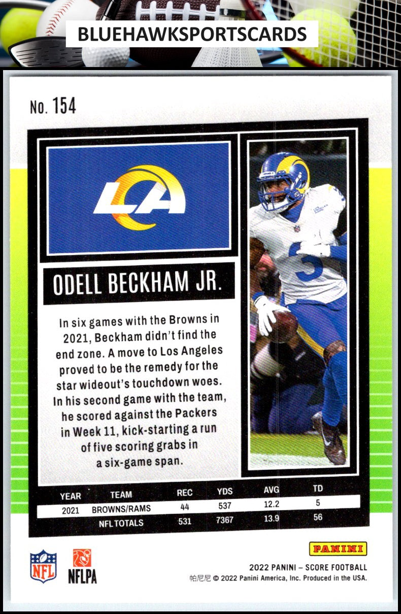 2022 Score #154 Odell Beckham Jr.