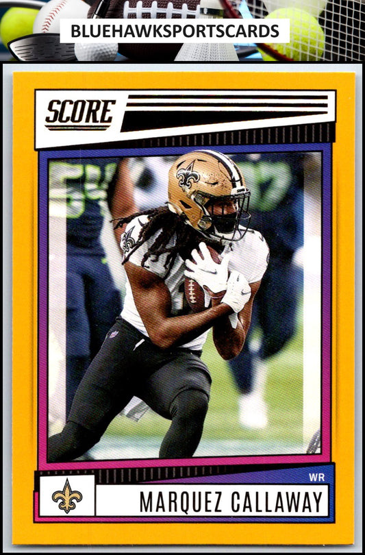 2022 Score #54 Marquez Callaway Gold