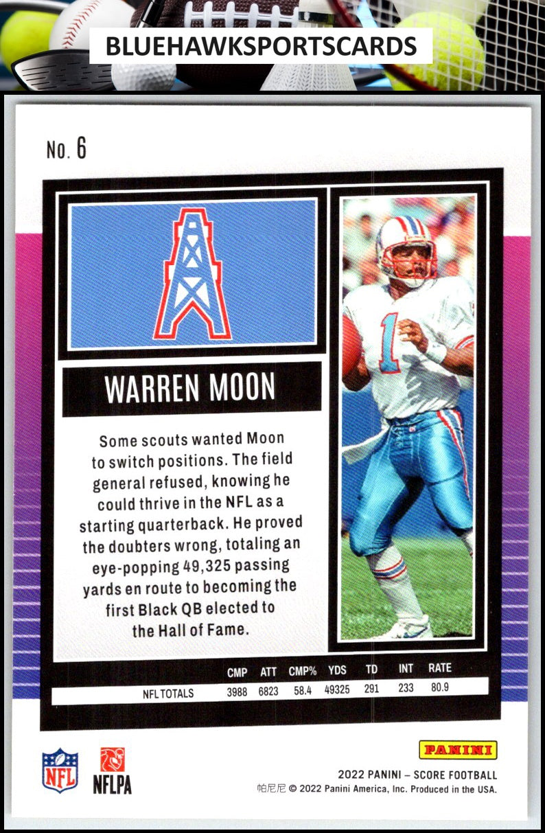 2022 Score #6 Warren Moon Gold