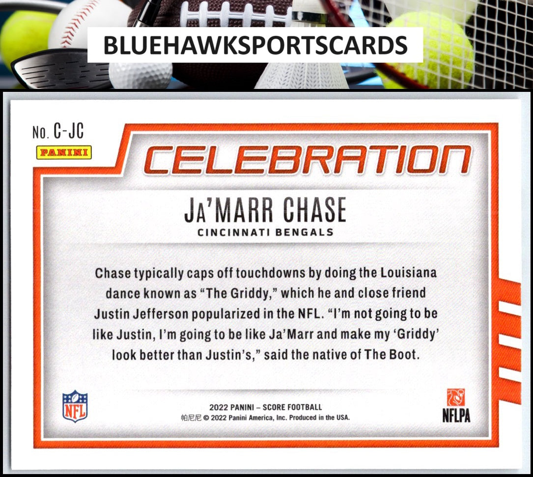2022 Score #C-JC Ja'Marr Chase Celebration