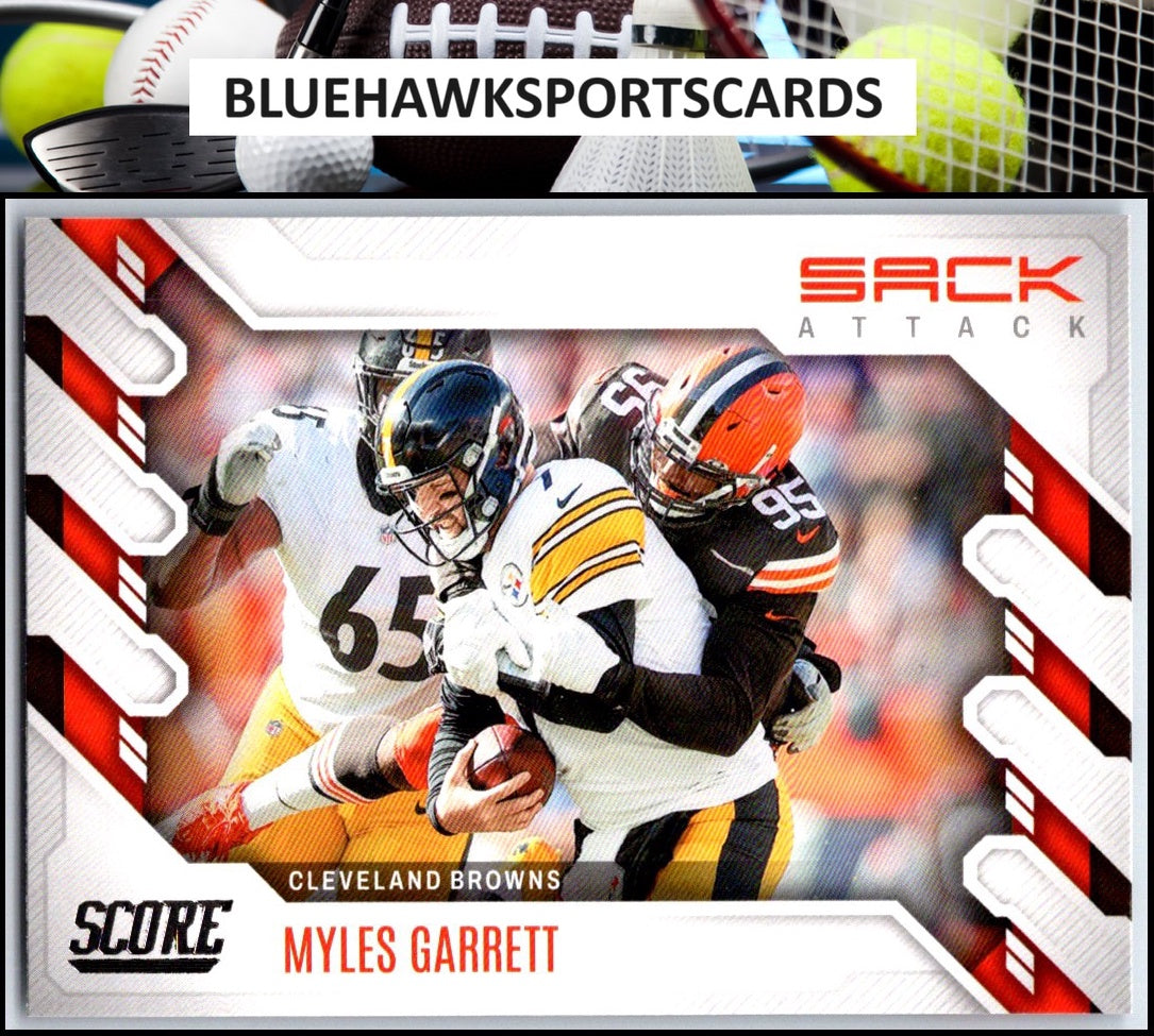 2022 Score #SA-MG Myles Garrett Sack Attack