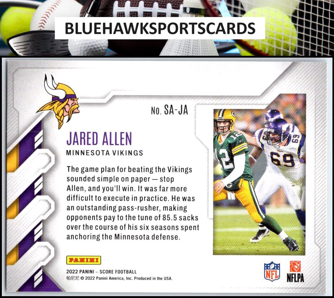2022 Score #SA-JA Jared Allen Sack Attack
