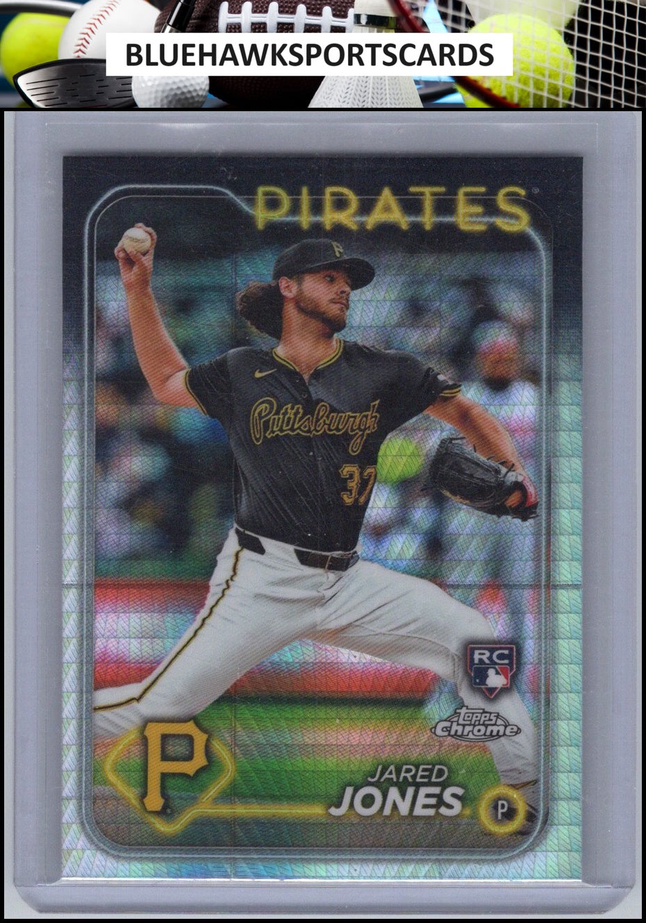 2024 Topps Chrome #96 Jared Jones Prism Refractors