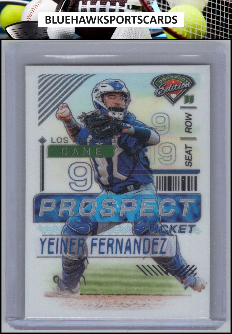 2024 Panini Prospect Edition #151 Yeiner Fernandez Silver #/25