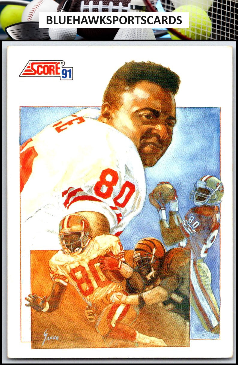 1991 Score #665 Jerry Rice