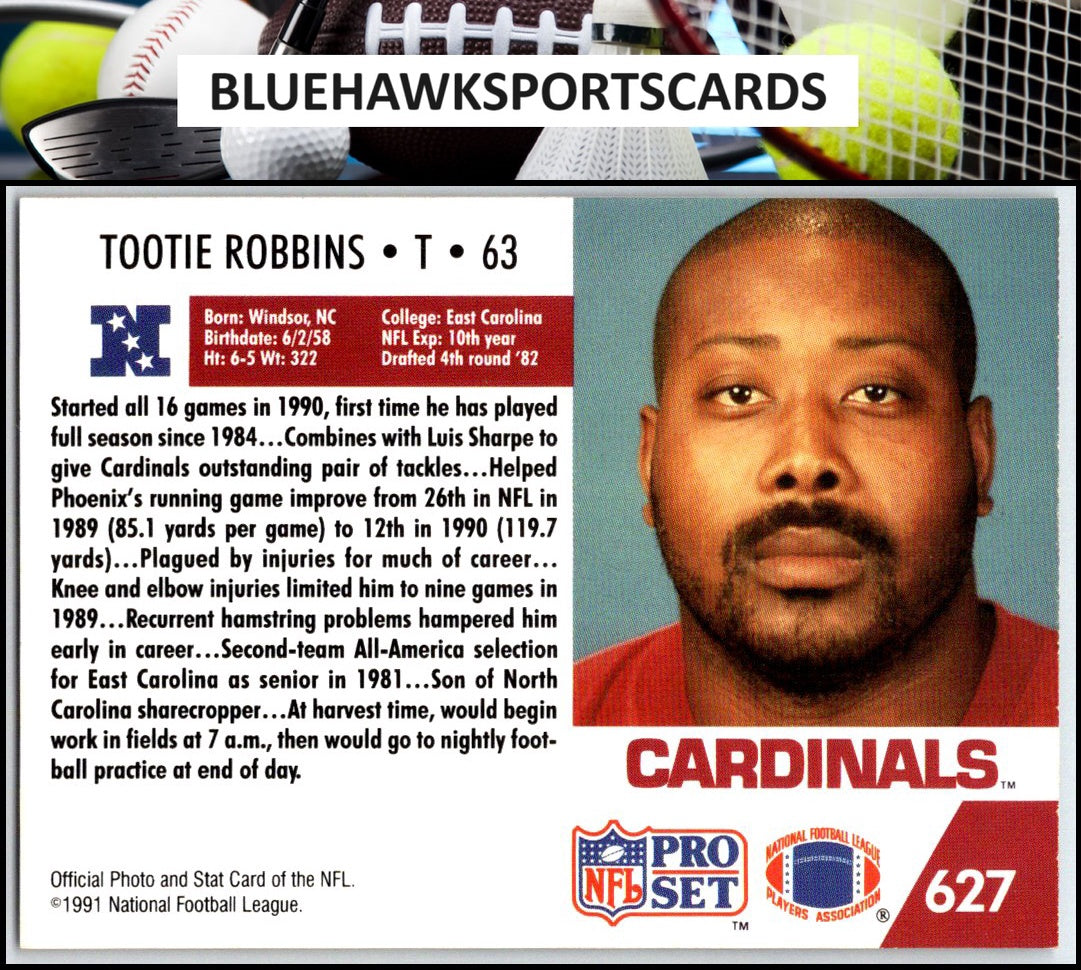 1991 Pro Set #627 Tootie Robbins