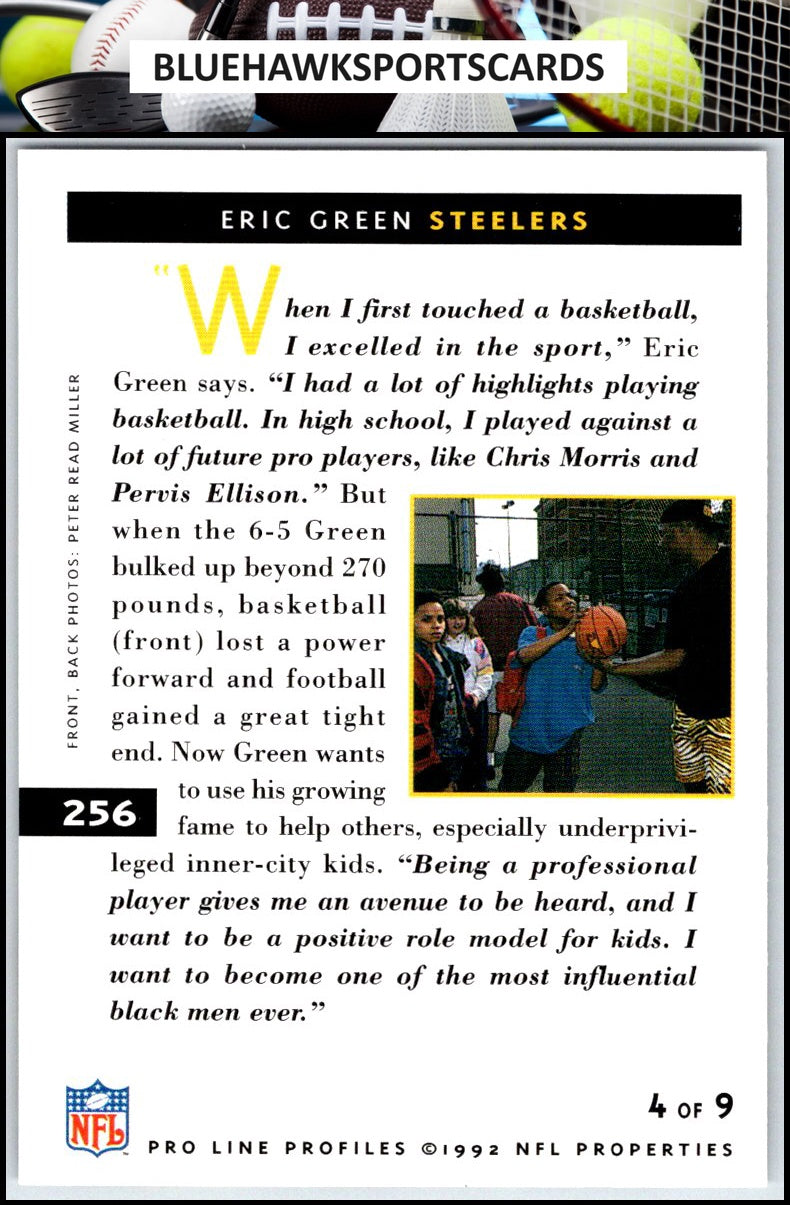 1992 Pro Line Profiles #256 Eric Green