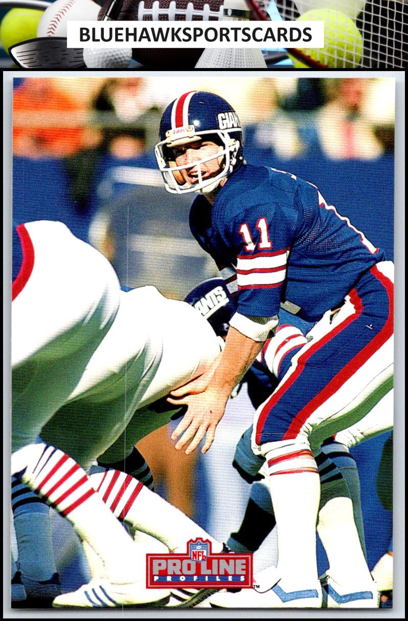 1992 Pro Line Profiles #344 Phil Simms