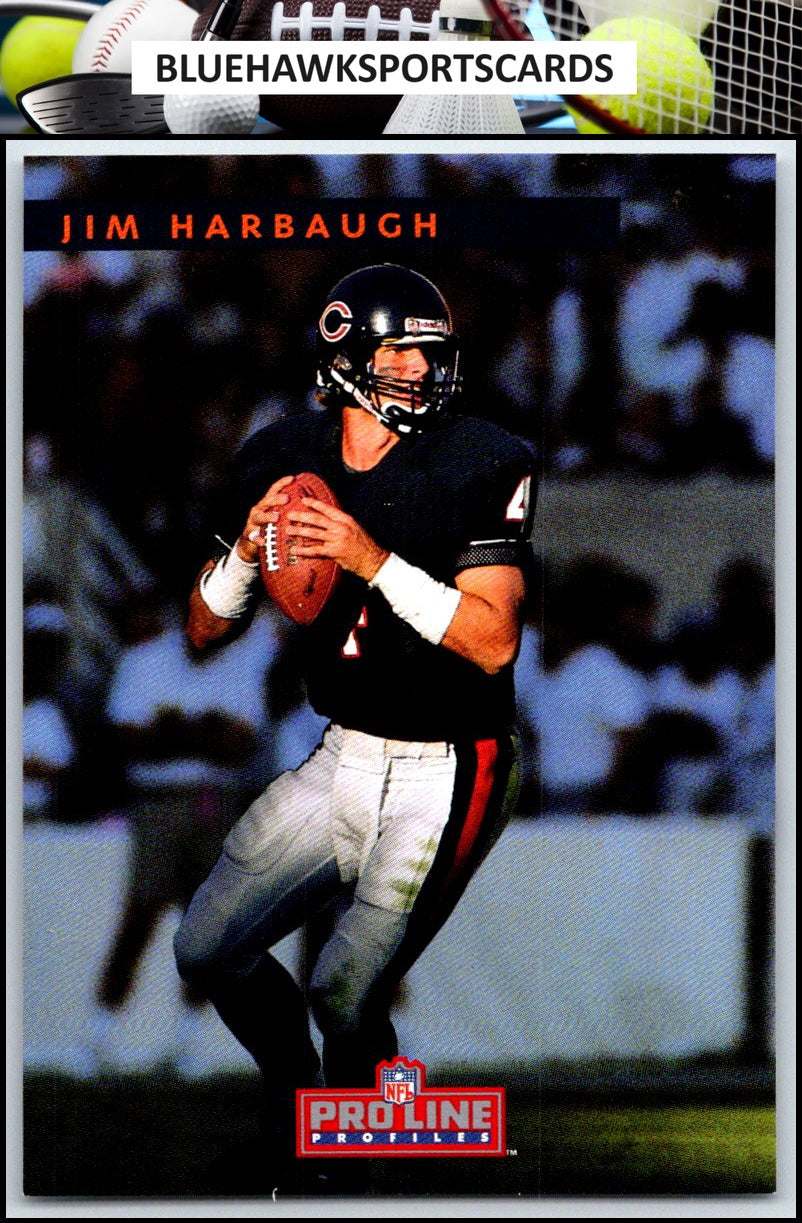 1992 Pro Line Profiles #163 Jim Harbaugh