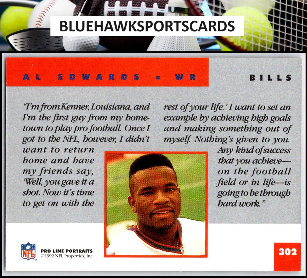 1992 Pro Line Portraits #302 Al Edwards