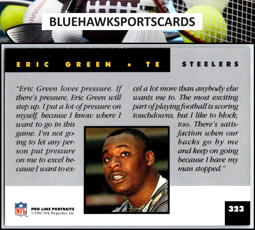 1992 Pro Line Portraits #323 Eric Green