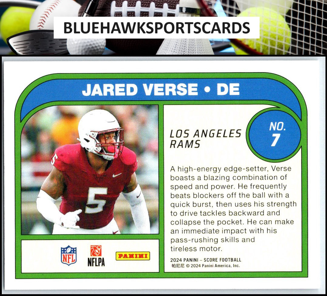 2024 Score #7 Jared Verse Protential