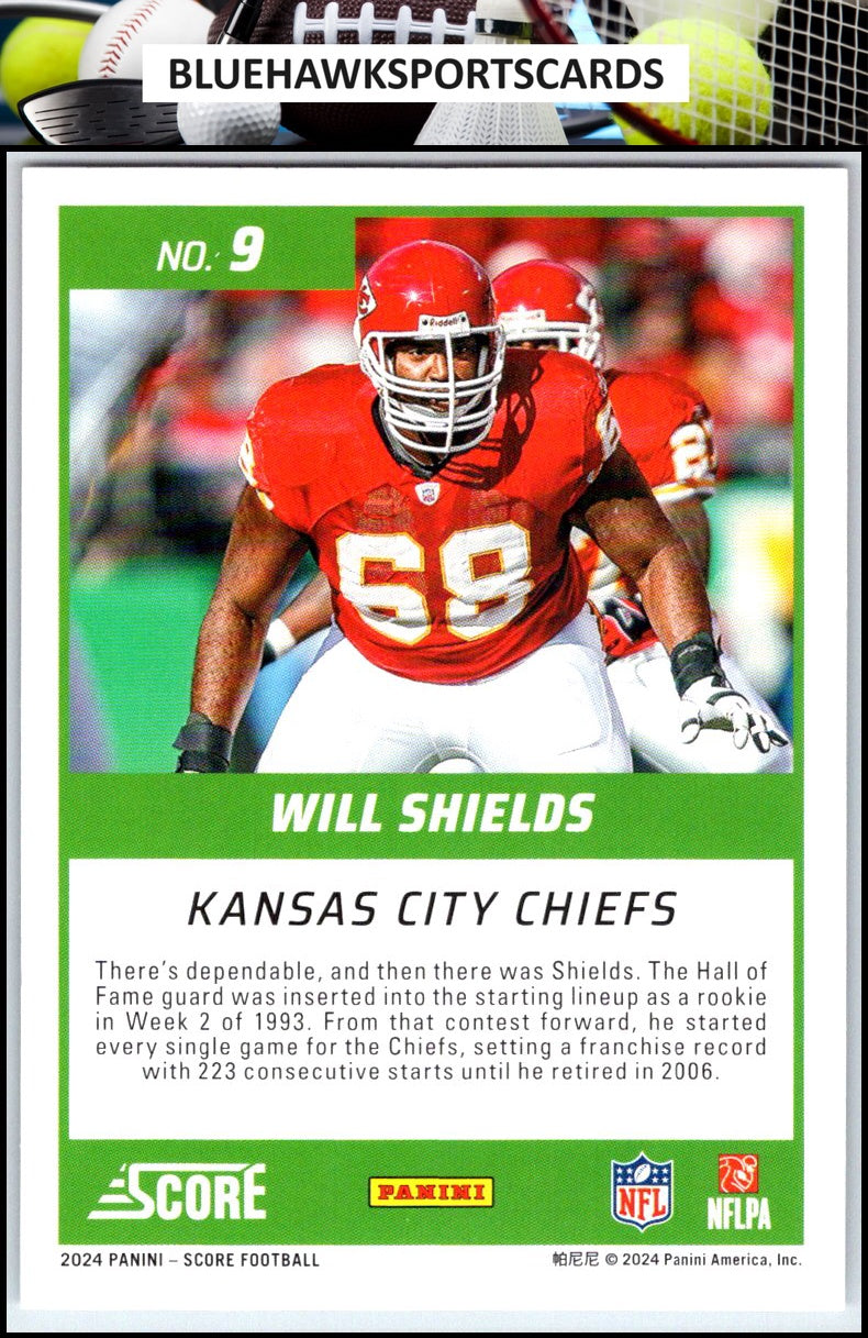 2024 Score #9 Will Shields First Ballot