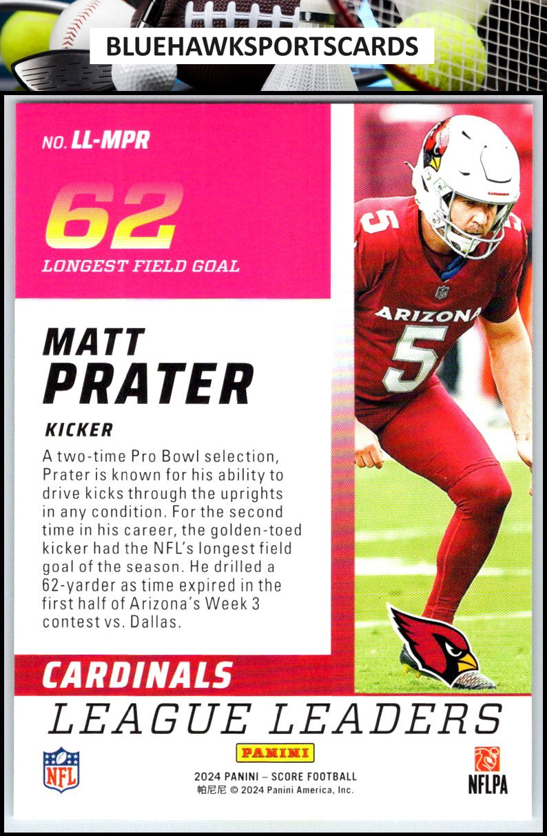 2024 Score #LL-MPR Matt Prater League Leaders