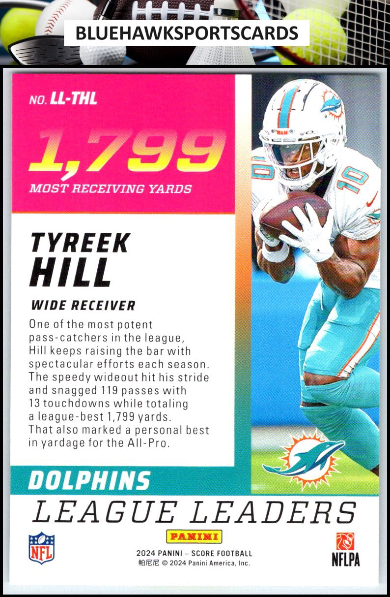 2024 Score #LL-THL Tyreek Hill League Leaders