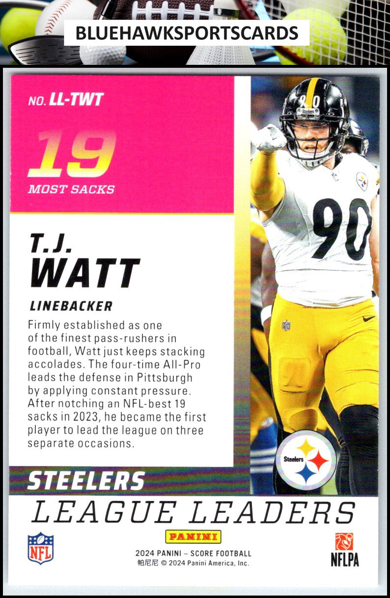 2024 Score #LL-TWT T.J. Watt League Leaders