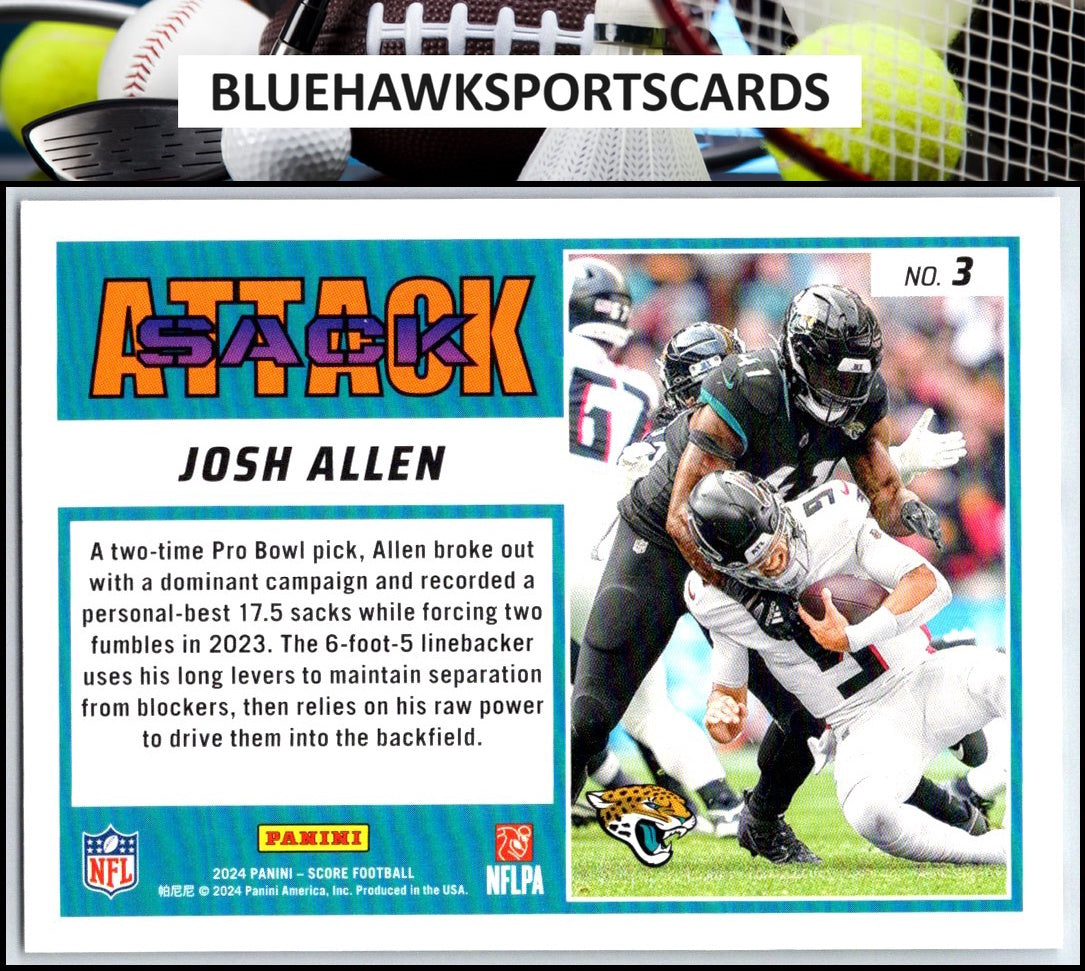 2024 Score #3 Josh Allen Sack Attack