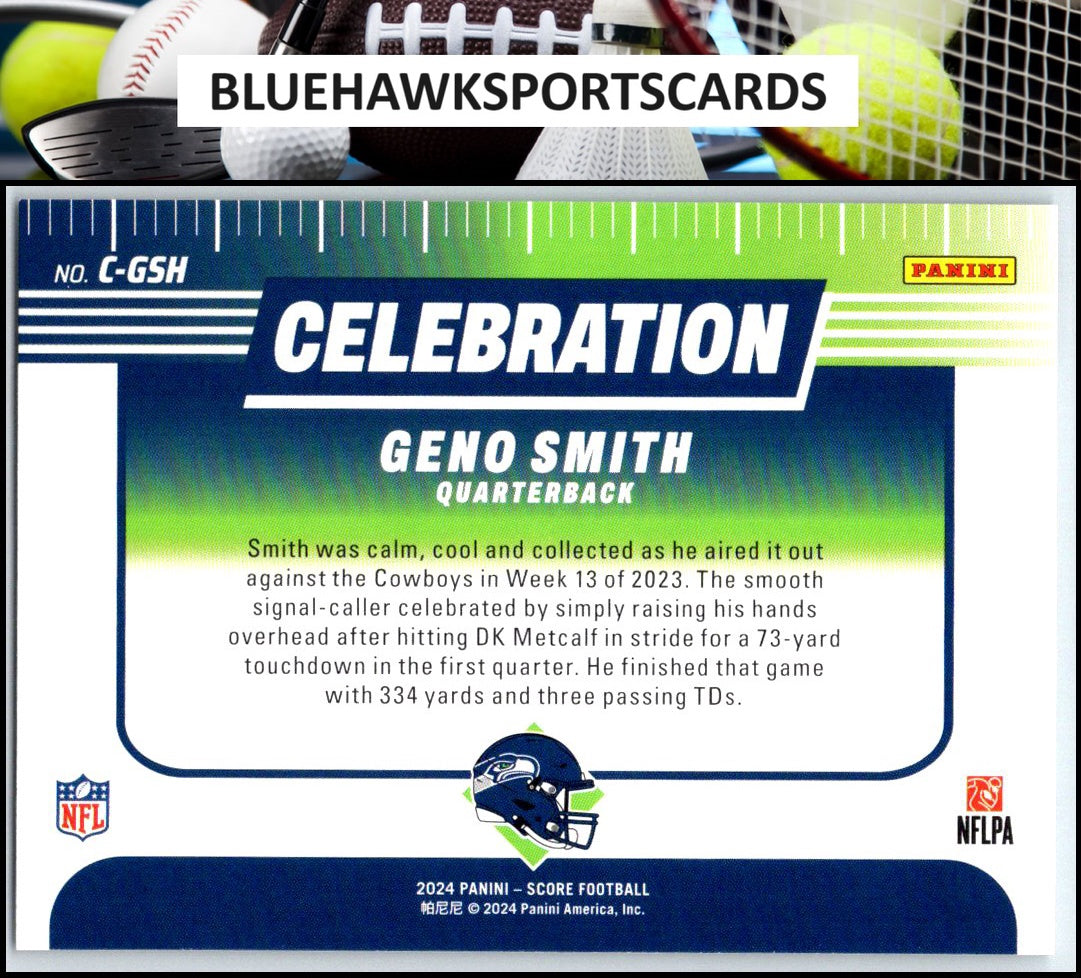 2024 Score #C-GSH Geno Smith Celebration