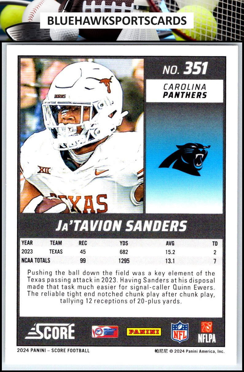 2024 Score #351 Ja'Tavion Sanders