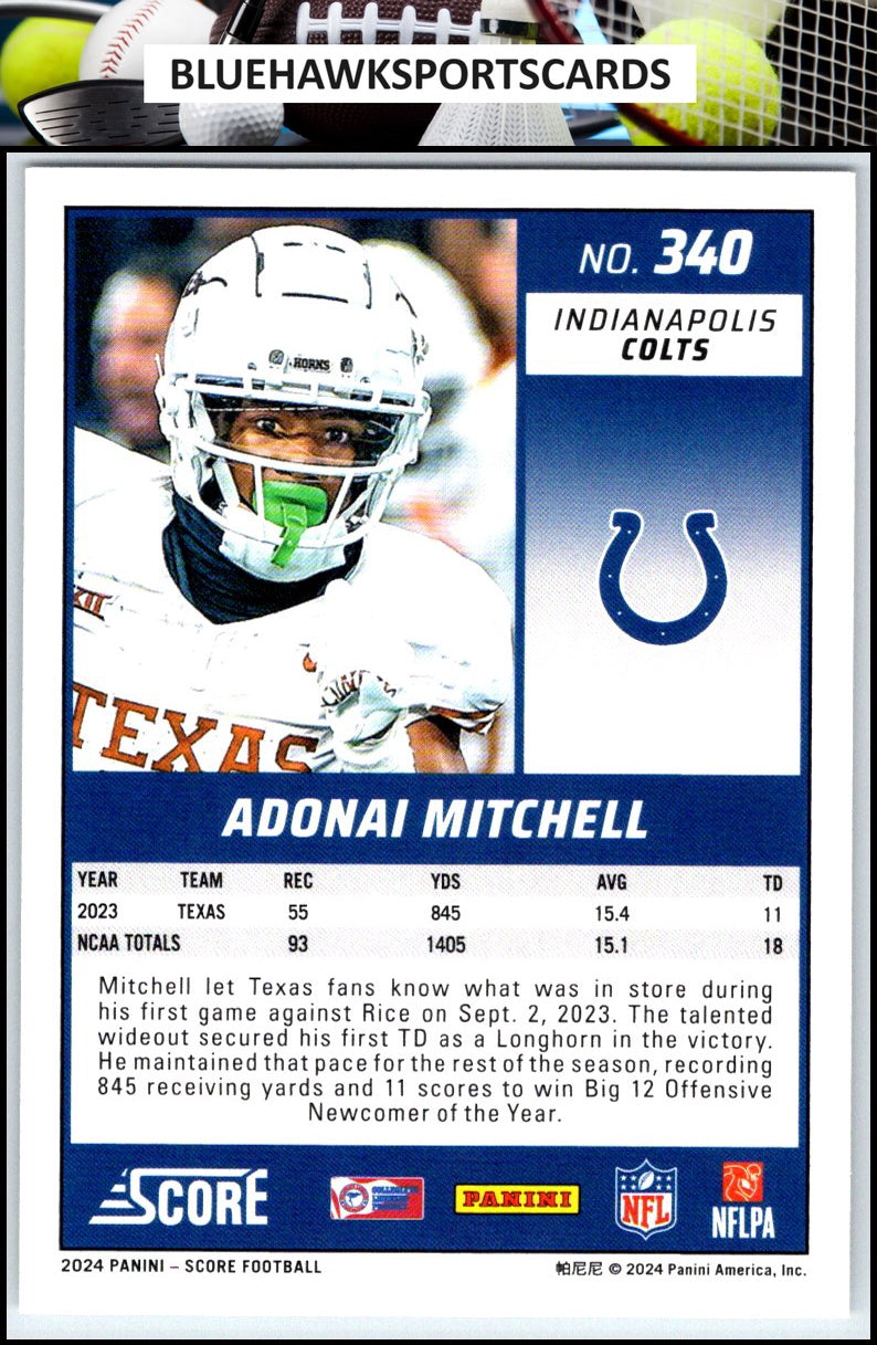 2024 Score #340 Adonai Mitchell
