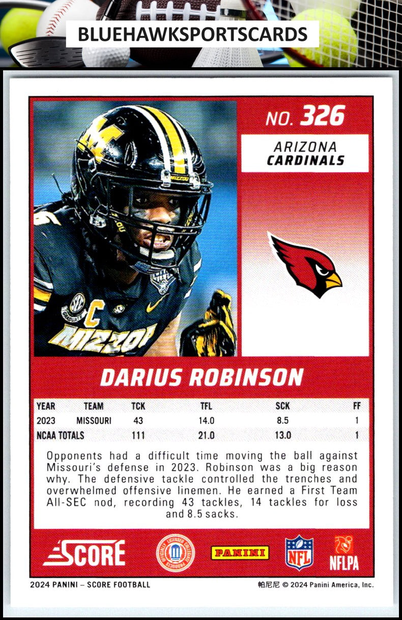 2024 Score #326 Darius Robinson