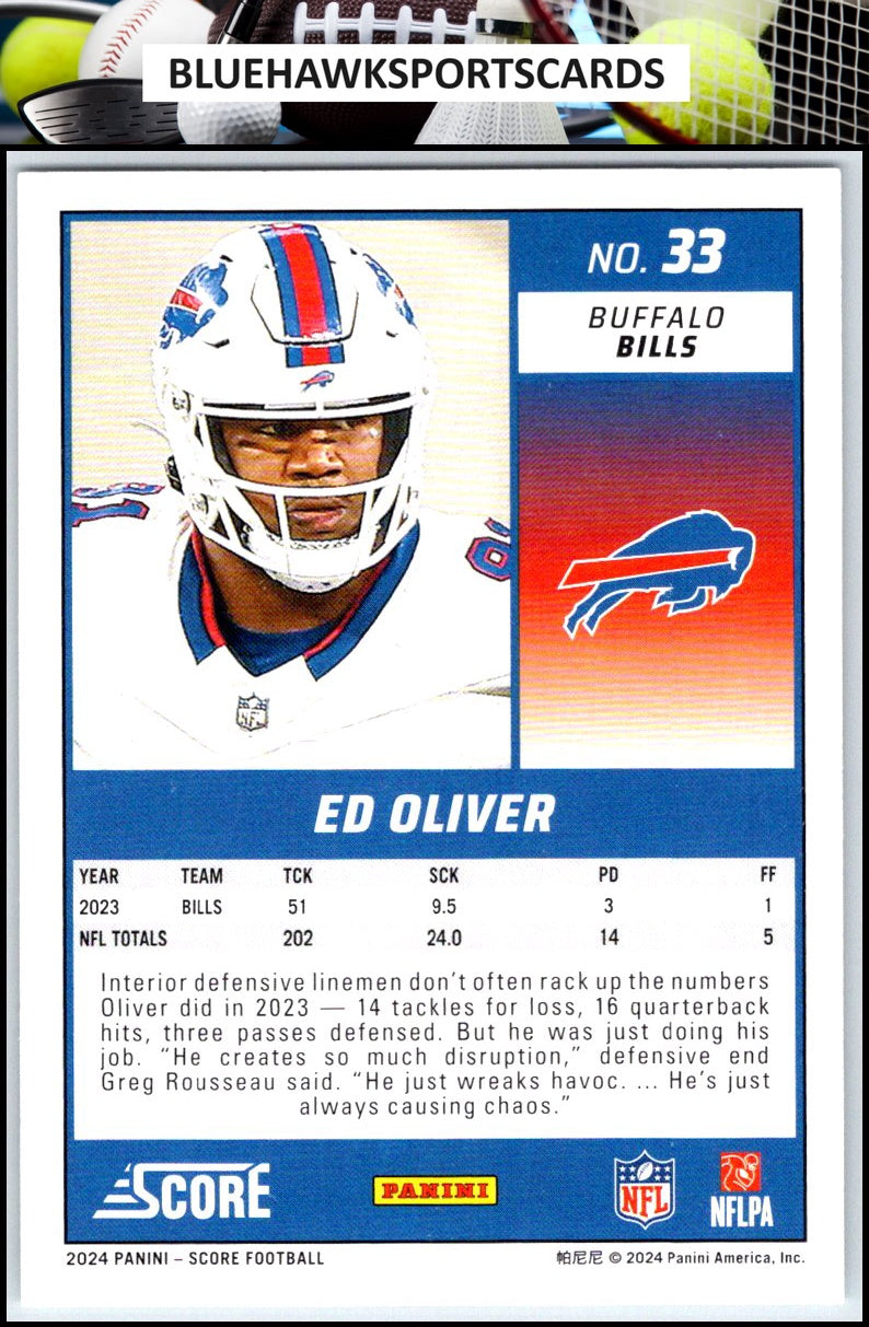 2024 Score #33 Ed Oliver