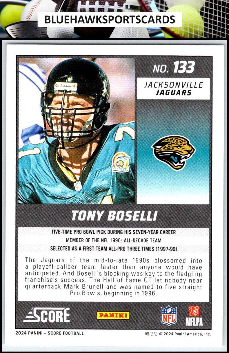 2024 Score #133 Tony Boselli