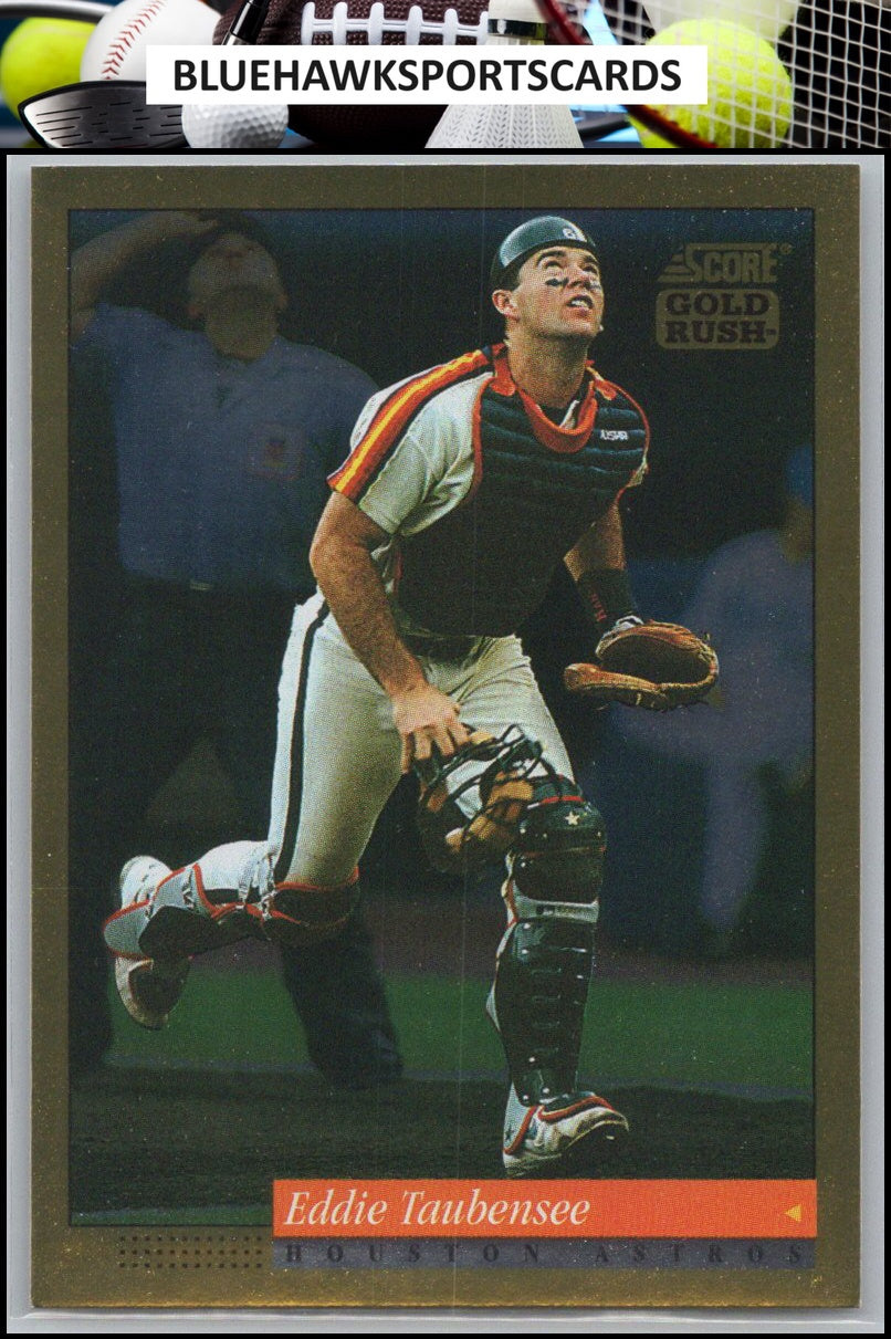 1994 Score #456 Eddie Taubensee Gold Rush