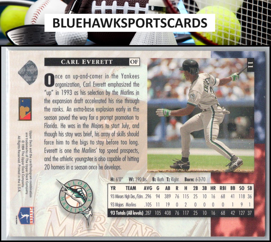 1994 Upper Deck #11 Carl Everett Electric Diamond