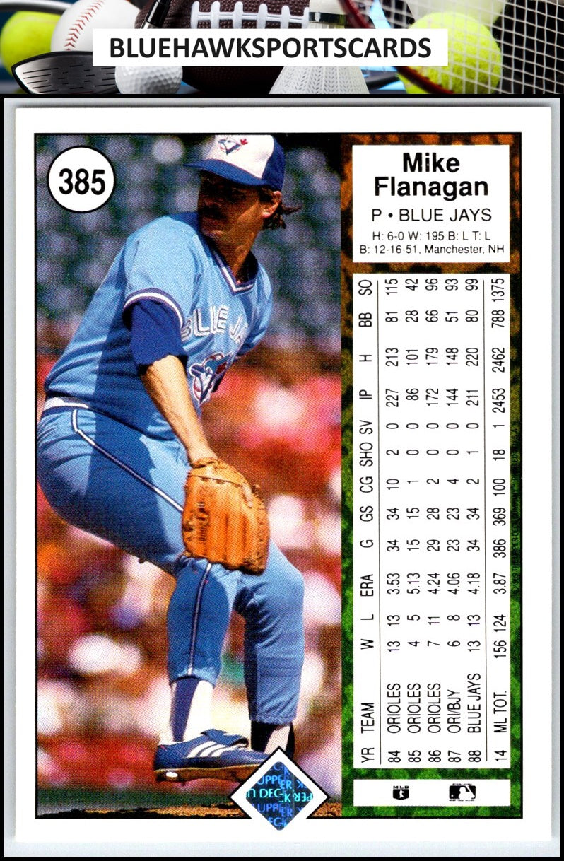 1989 Upper Deck #385 Mike Flanagan