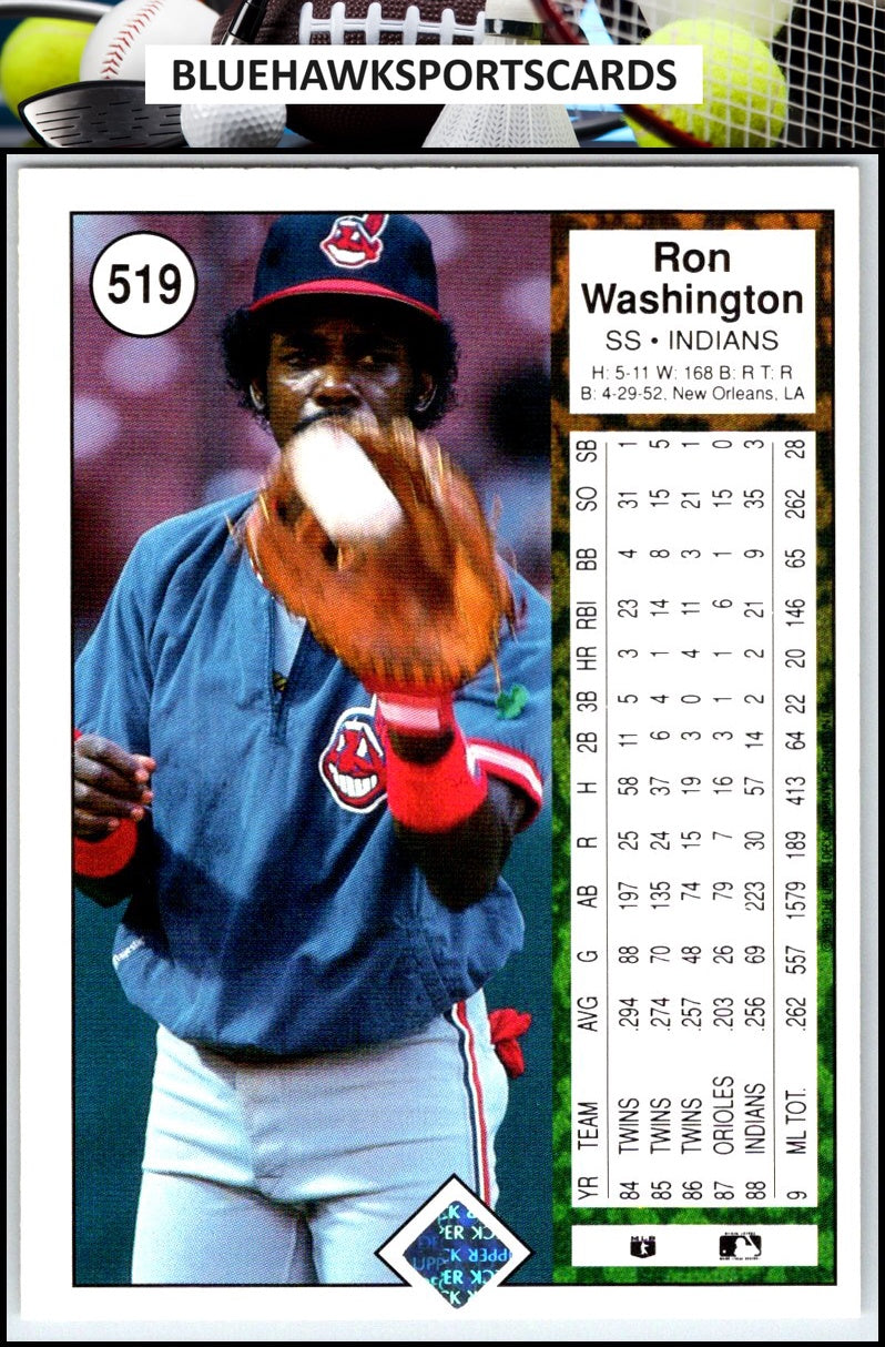 1989 Upper Deck #519 Ron Washington
