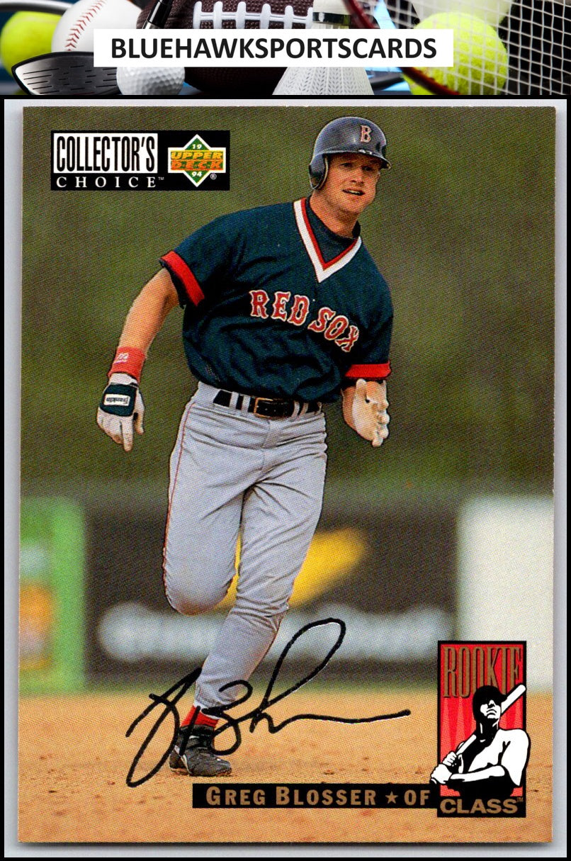 1994 Collector's Choice #2 Greg Blosser Silver Signature