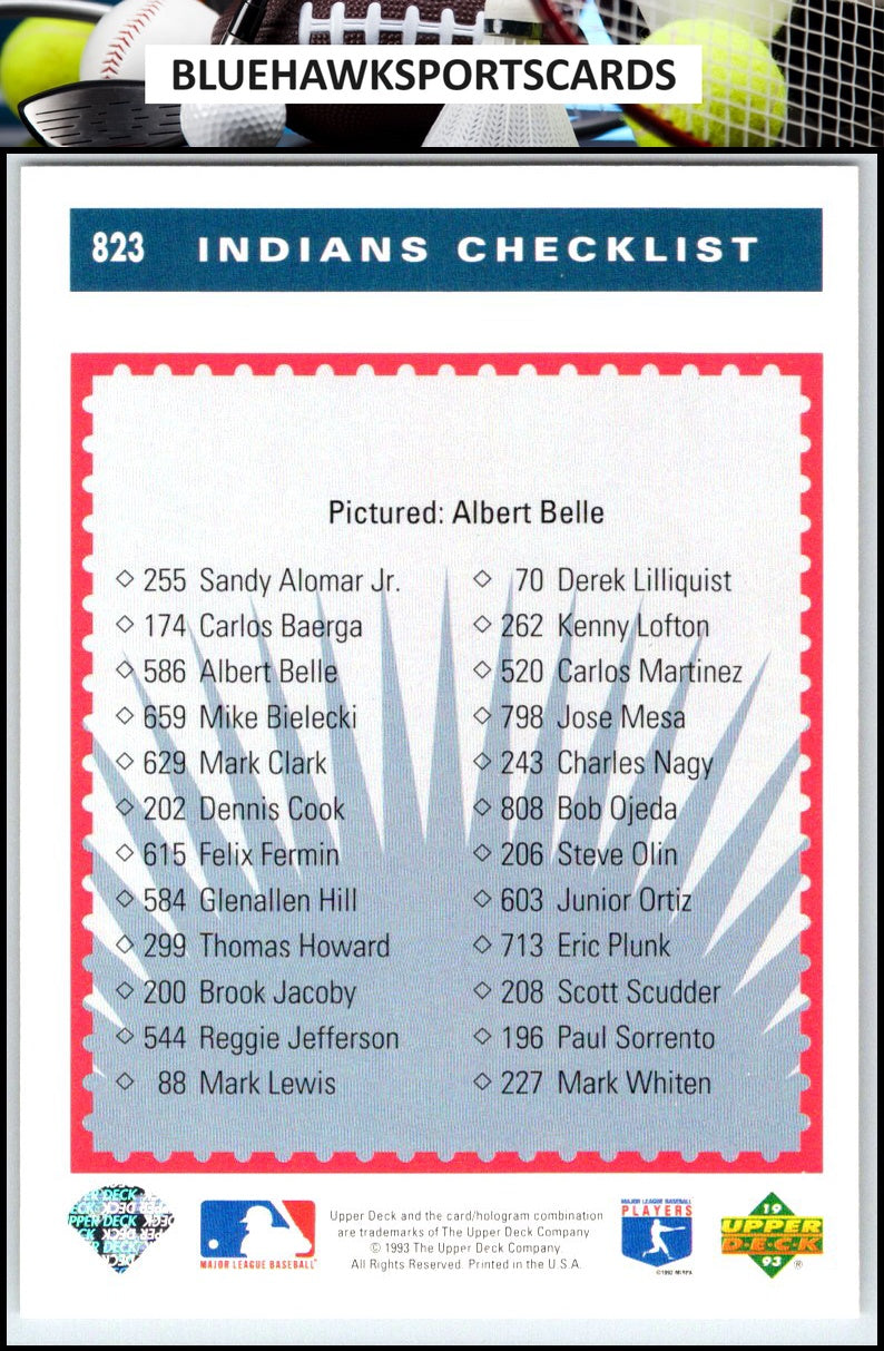 1993 Upper Deck #823 Albert Belle