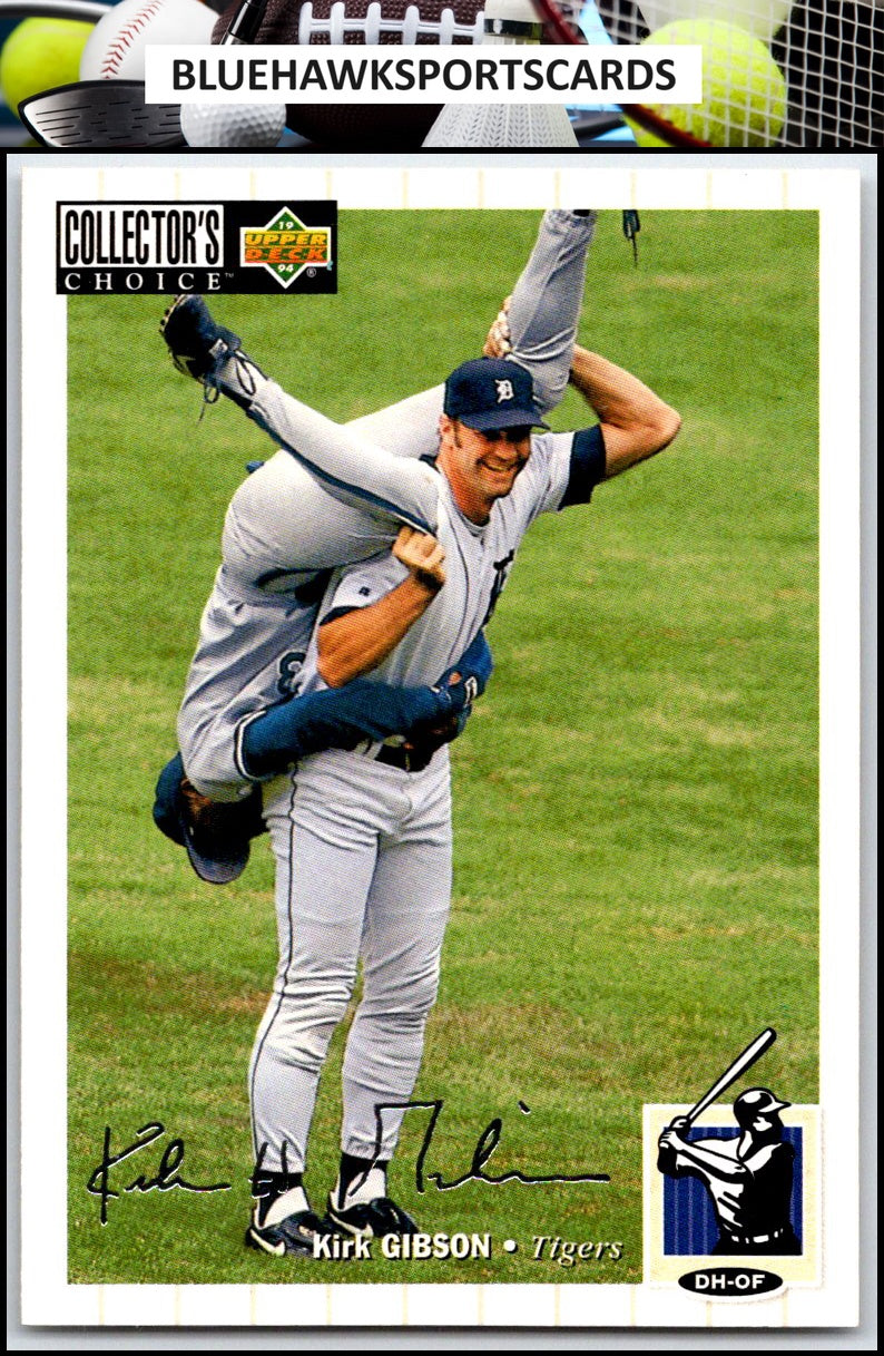 1994 Collector's Choice #403 Kirk Gibson Silver Signature