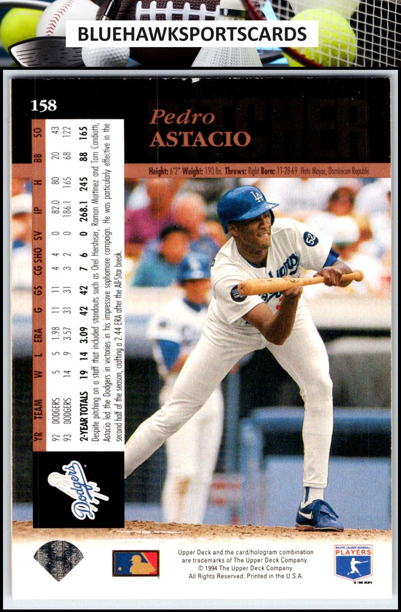 1994 Upper Deck #158 Pedro Astacio Electric Diamond