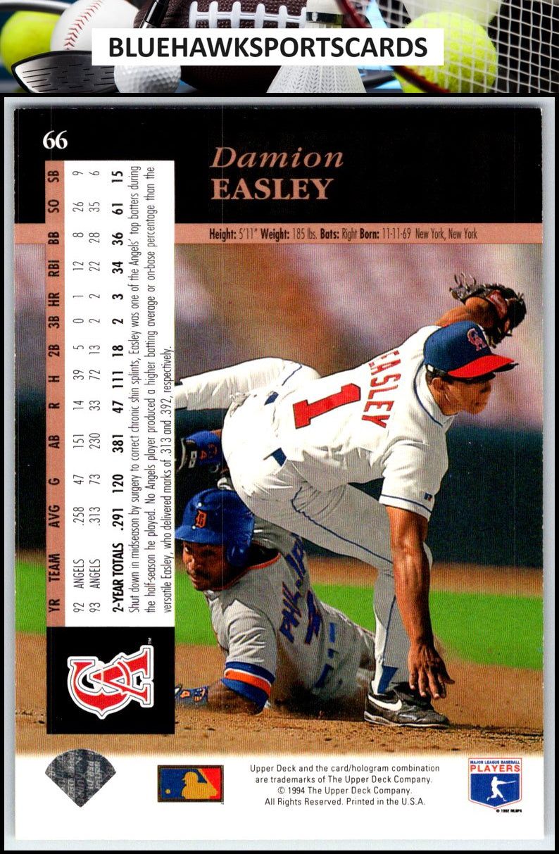 1994 Upper Deck #66 Damion Easley Electric Diamond