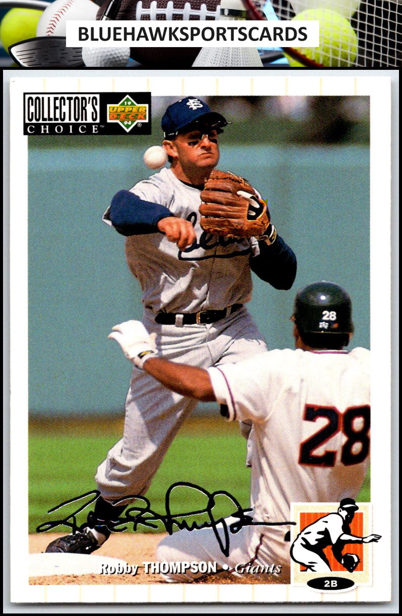 1994 Collector's Choice #535 Robby Thompson Silver Signature