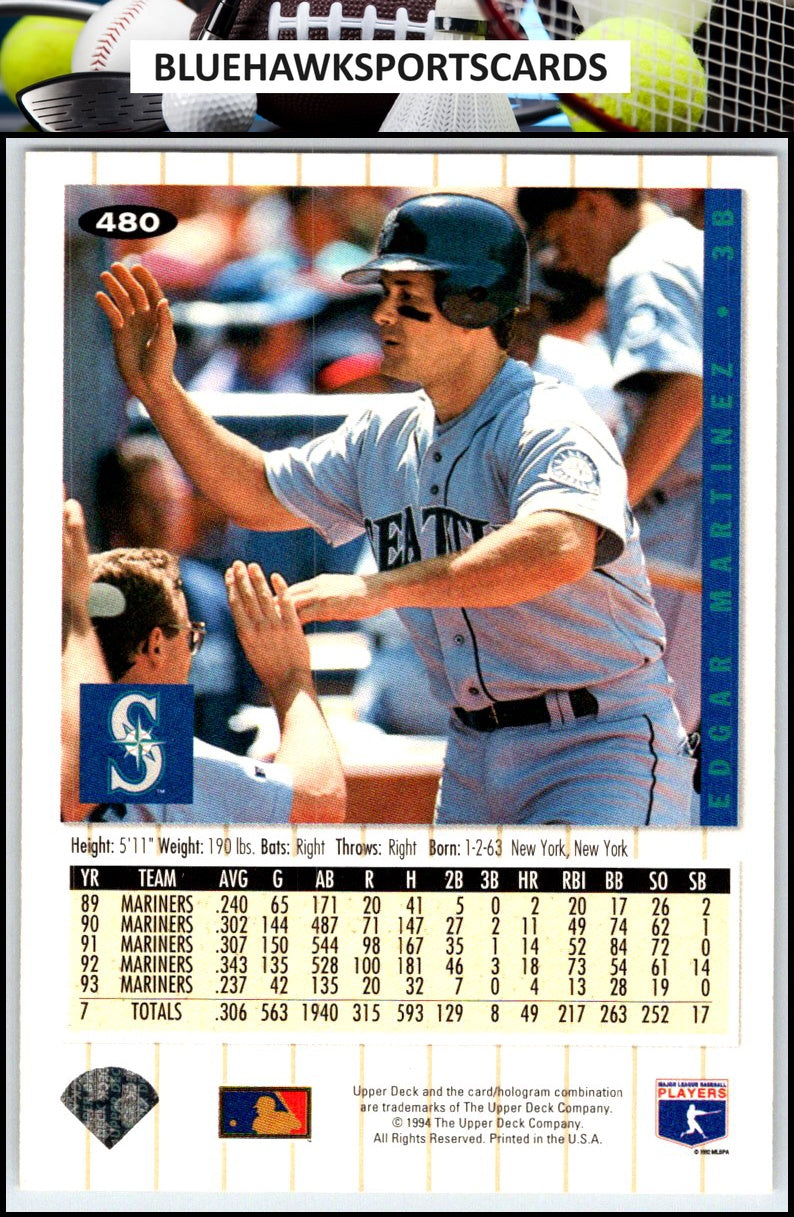 1994 Collector's Choice #480 Edgar Martinez